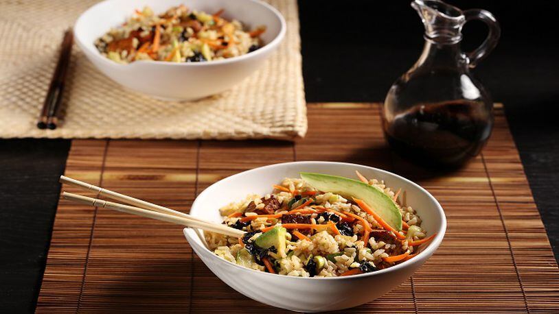 Rice vinegar, sesame oil and miso paste give tofu a lot of flavor to soak up. (Abel Uribe/Chicago Tribune/TNS)