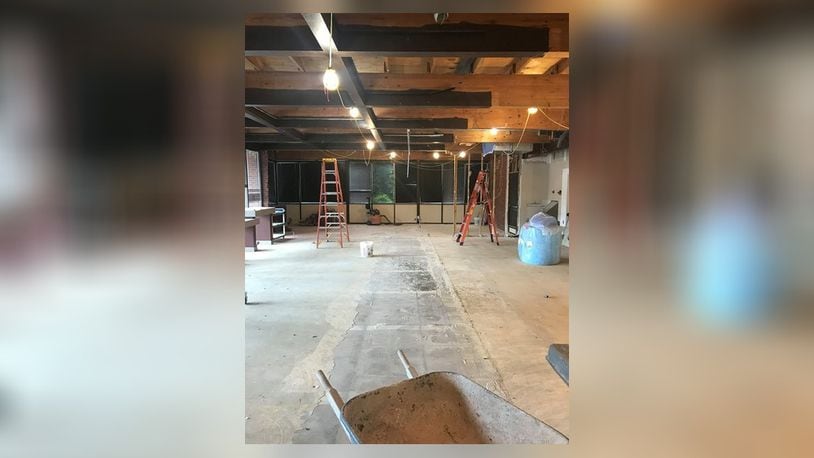 Renovation has started at the former Fifth Third Bank branch in West Milton that will become the new home of West Milton Family Dental. CONTRIBUTED