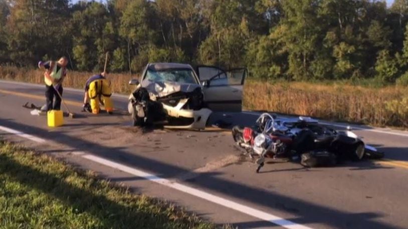 Motorcyclist Gregory Bunn, 52, of West Alexandria was killed in a head-on crash Oct. 1, 2018, on Carlisle Pike in German Twp. in Montgomery County. STAFF FILE