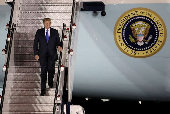 President Trump arrives in Singapore