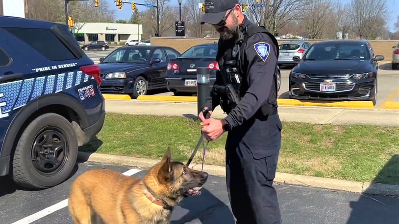 K9 Officer Dan Smith and German Shepherd Koda are the newest additions to the Xenia Police Division. CONTRIBUTED