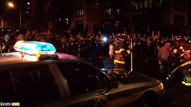 University District fires after Seahawks win