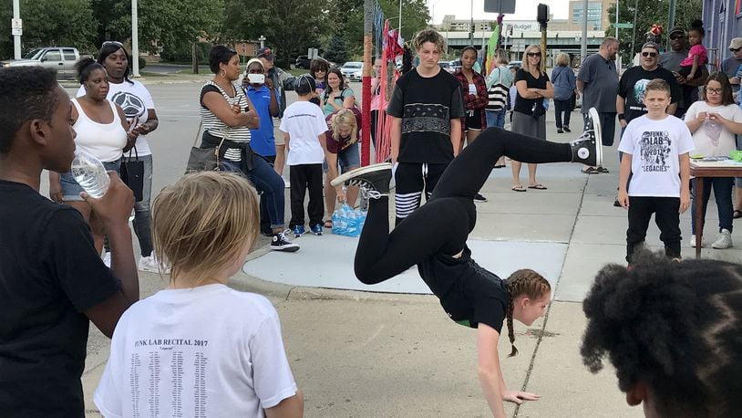 A dancer with Funk Lab performs at the 2017 Art in the City. CONTRIBUTED