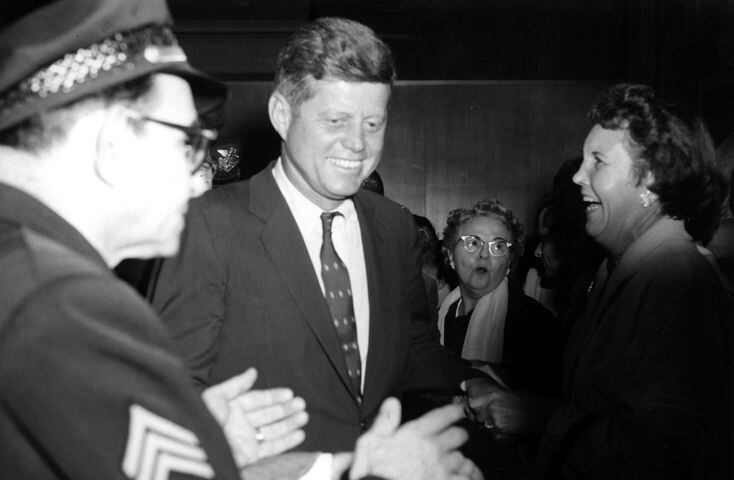 JFK's visits to Miami Valley