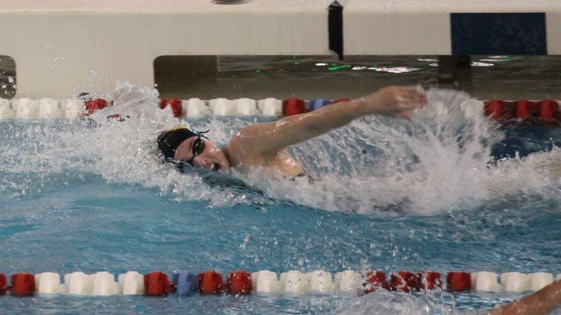 Centerville’s Nicola Lane will swim the 200 freestyle and 100 backstroke in the Division I state meet. CONTRIBUTED