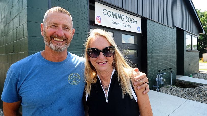 Ray and Karen DeVite will be opening CrossFit soon at East Main Street and Columbus Avenue in Xenia.  MARSHALL GORBY\STAFF