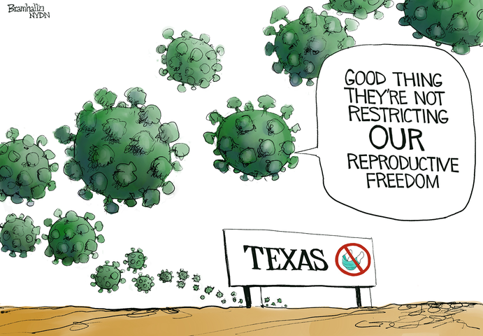 Week in cartoons: Texas abortion law, 9/11 anniversary and more