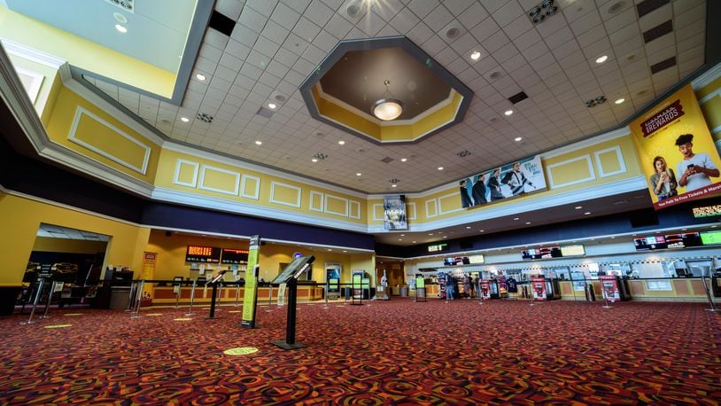 Cinemark The Greene 14 & IMAX reopened on Friday, August 14, 2020. The movie theater has been closed since March due to the COVID-19 pandemic. TOM GILLIAM/CONTRIBUTING PHOTOGRAPHER