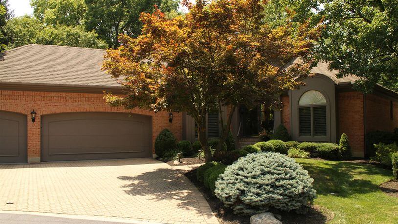 The 3-bedroom house sits at the end of a cul-de-sac with mature trees, creek and nearby common areas within a gated community in Washington Twp. CONTRIBUTED PHOTOS BY KATHY TYLER