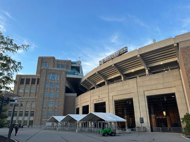 Notre Dame Stadium outside view