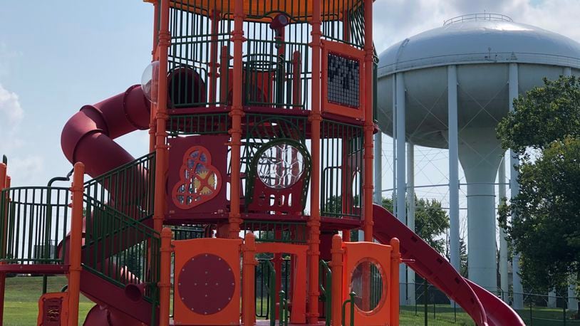 Fairview Park in northwest Dayton received new playground equipment in spring. CORNELIUS FROLIK / STAFF