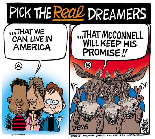 Week in cartoons: Government shutdown, Dreamers and more