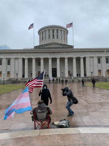 PHOTOS: Ohio prepares for statehouse protest