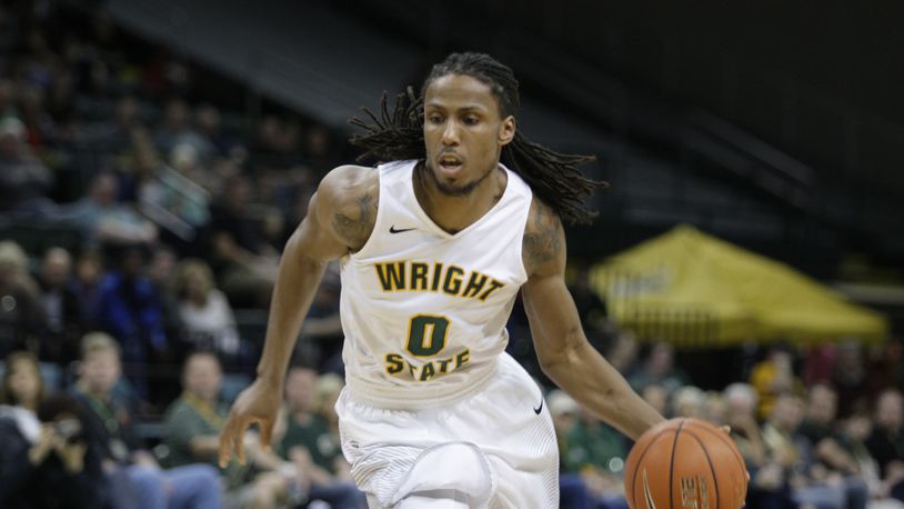 Steven Davis will be one of two players Wright State honors Sunday on Senior Day. TIM ZECHAR / CONTRIBUTED