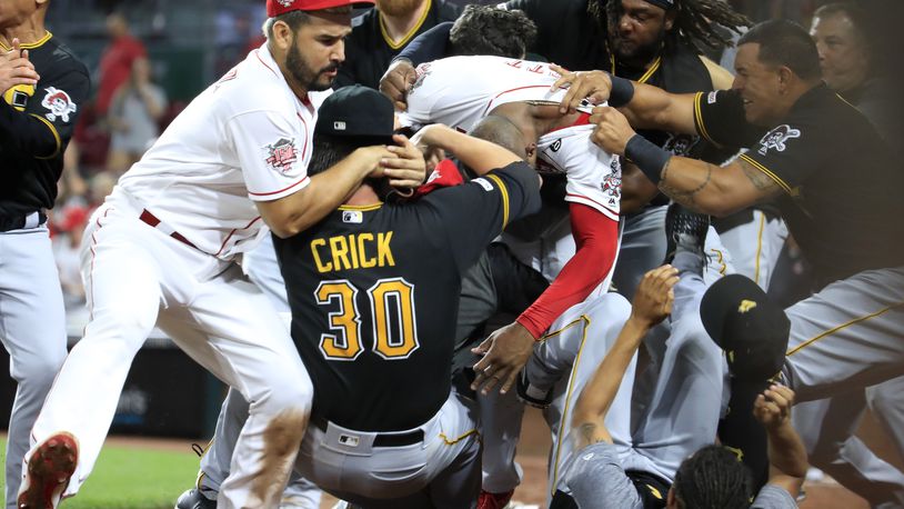 Reds, Pirates hit with fines, suspensions following brawl