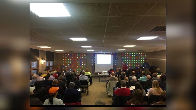 Dayton residents turned out to hear details about the Salem Avenue upgrade project. (Noah Fickert/Staff)