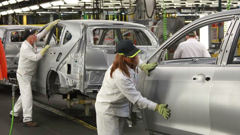 Honda assembles the Acura RDX at its East Liberty plant. CHRIS STEWART / STAFF