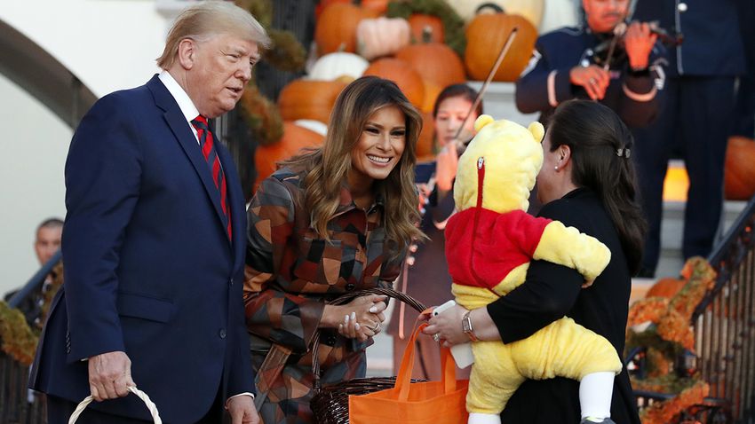 Photos: White House hosts trick-or-treaters ahead of Halloween 2019