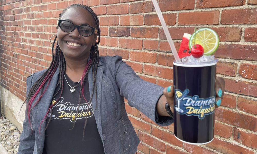 After launching Diamond Daiquiris in the spring of 2022, Owner Leslie Brown (pictured) is now collaborating with More Than A Apron in Miamisburg. NATALIE JONES/STAFF