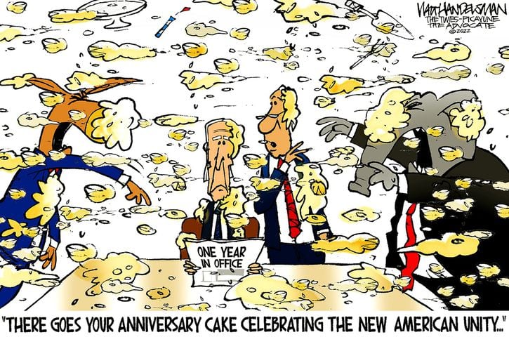 WEEK IN CARTOONS: Biden’s first year, voting laws and more