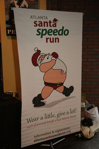Santa Speedo Run