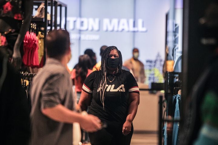 PHOTOS: Here's what it looked like when local malls reopened today