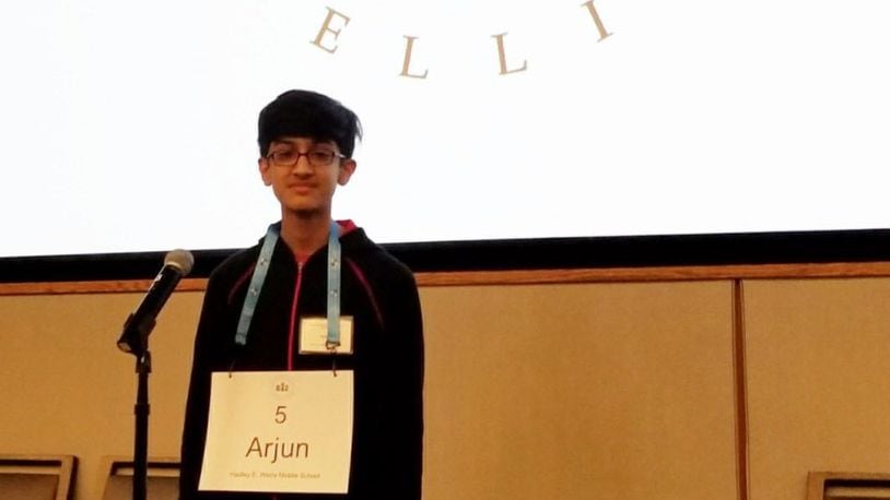Arjun Kurup, Spelling Bee Champion
