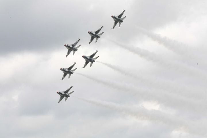 Thunderbirds at Dayton Air Show 2021