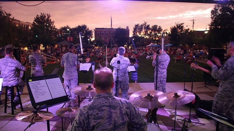 Audience members can expect to hear more than 30 songs from different artists at the U.S. Air Force Band of Flight’s free concert June 27 at the Fraze Pavilion in Kettering. (Contributed photo)