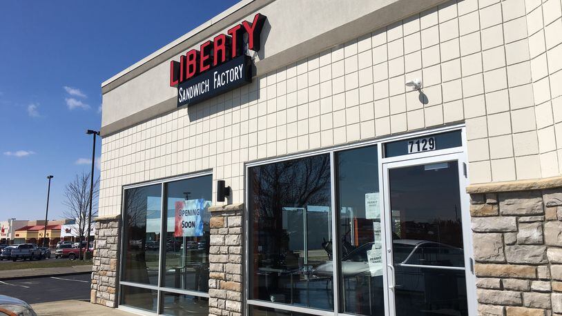 Liberty Sandwich Factory is slated to open in mid-April at 7129 Liberty Centre Drive in Liberty Twp.
