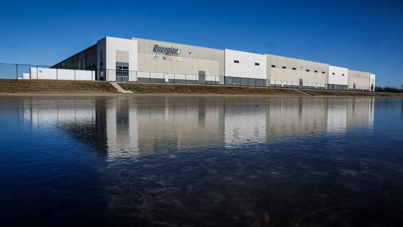 The Energizer center near Dayton International Airport is one of many large Dayton-area distribution centers that have been built in the past several years. In 2022, it sold for $41.3 million JIM NOELKER/STAFF