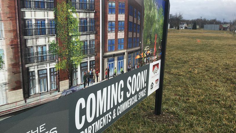 The Flats at South Park project is weeks away from breaking ground on the four-story building. CORNELIUS FROLIK / STAFF