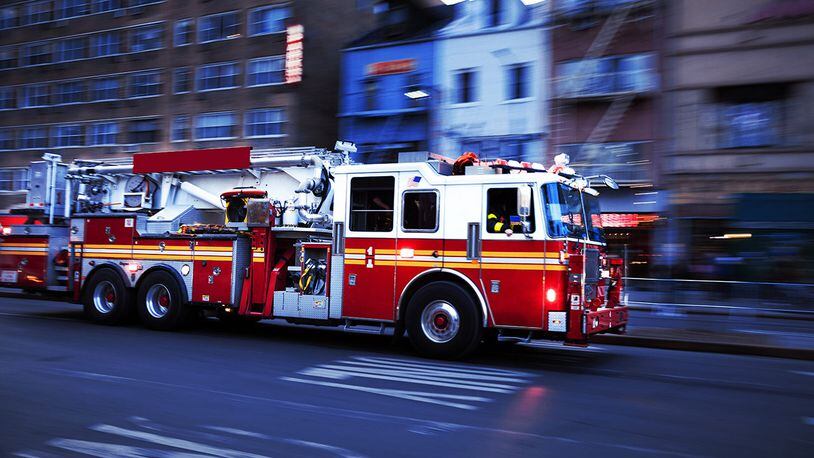 Stock photo of a fire truck.