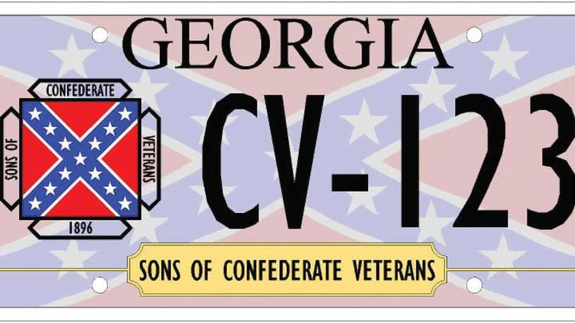 Georgia's new license plate commemorating the Sons of the Confederacy features the Confederate battle flag more prominently than in the prior design. The emblem, incorrectly referred to in popular culture as the "Confederate flag," was rejected as the national flag of the Confederate States of America in 1861.