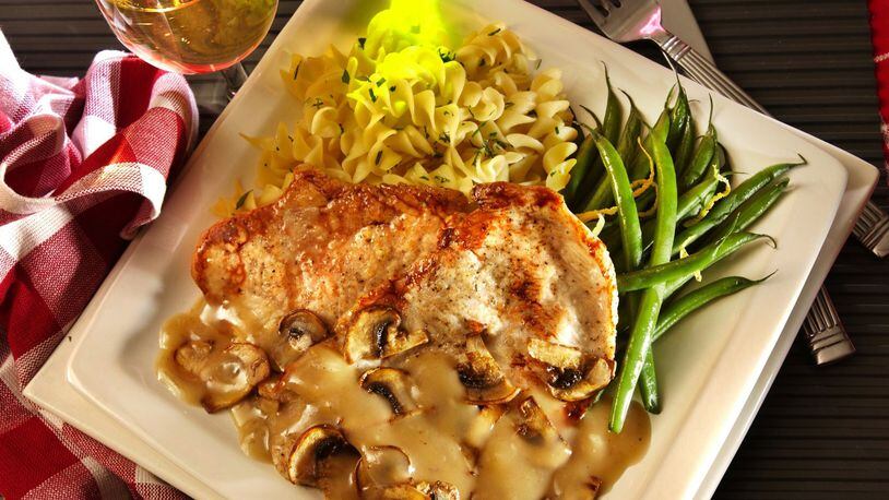 Turkey cutlets sub for veal in a marsala sauce preparation that includes sauteed mushrooms and a touch of fresh lemon juice. (Bob Fila/Chicago Tribune/TNS)