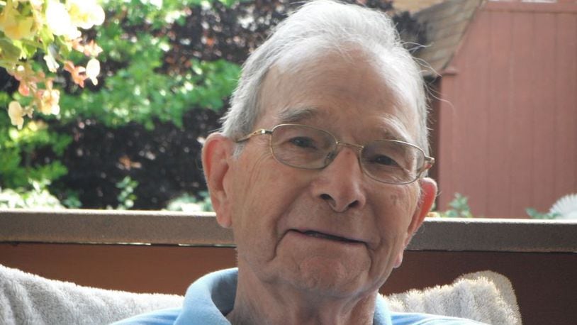 Veteran Richard Gard will turn 100 years old on April 6. CONTRIBUTED