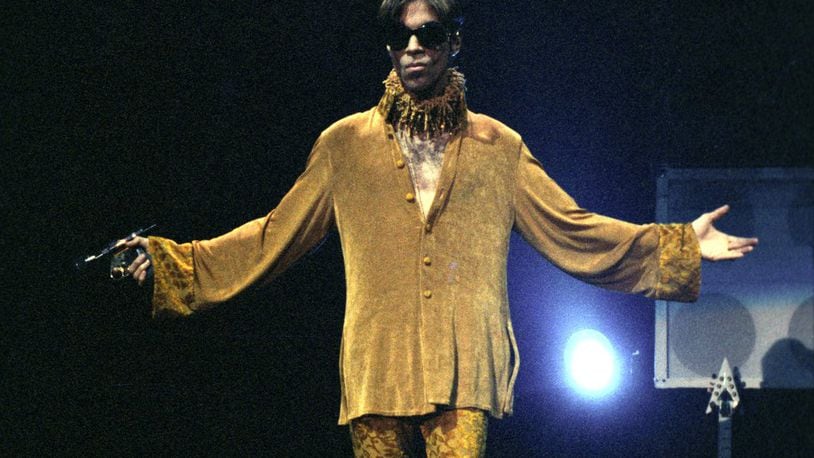 A photo from Prince’s Sept. 19, 1997, show at Wright State University’s Ervin J. Nutter Center. WRIGHT STATE UNIVERSITY