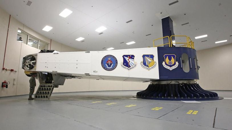 The $34.4 centrifuge at Wright-Patterson Air Force Base will be dedicated on Aug. 2.