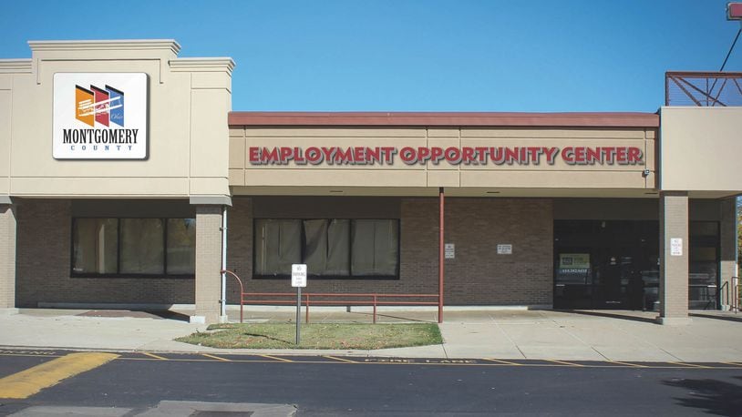 This artist's rendering shows how Montgomery County plans to convert a former ALDI store at Westown Shopping Center into a new Employment Opportunity Center that when finished will house services for job seekers and space for youth mentorship programs in West Dayton. SUBMITTED