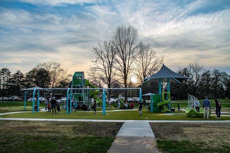 Centerville-Washington Park District recently added an all-inclusive playground to one of its most popular parks.  Yankee Park, 7500 Yankee St., dedicated the new playground on Friday, May 13, 2022. CONTRIBUTE