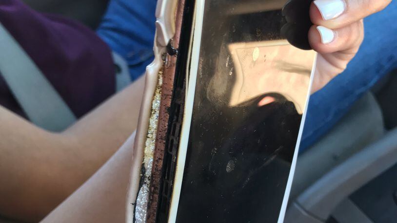 Apple is investigating a report of an iPhone 7 Plus exploding after a woman posted videos and photos to Twitter of her phone.