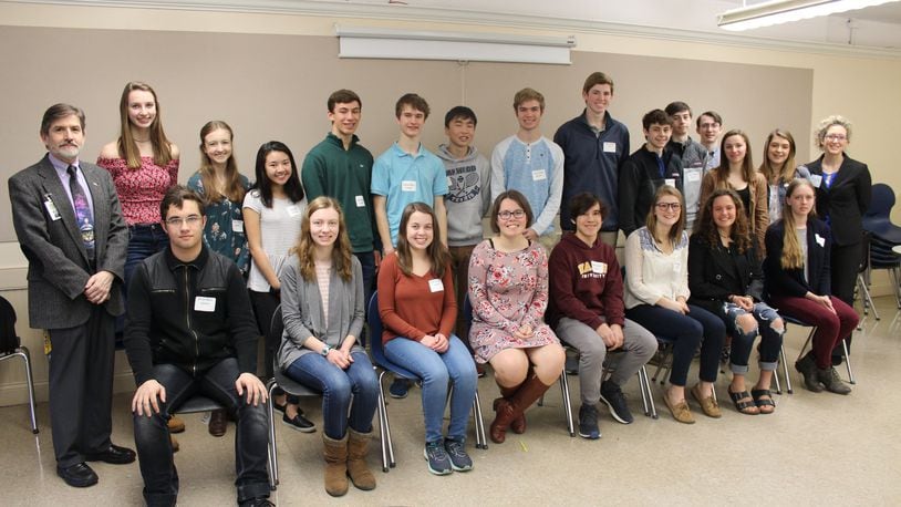 A record-setting 24 OHS students participated in the 10th annual OHS Harlamert Foundation Entrepreneurship Competition, administered by The Oakwood Schools Foundation and underwritten by Irvin Harlamert, a 1948 graduate of OHS. CONTRIBUTED