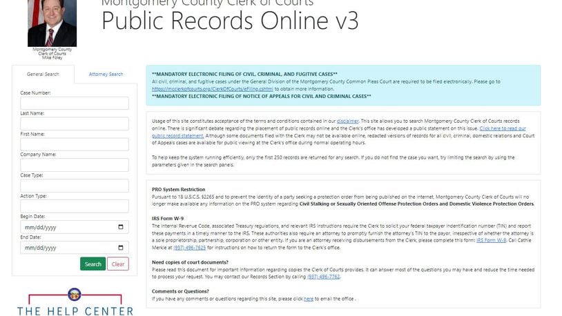 The Montgomery County Clerk of Courts Office launched a more mobile friendly version of its public records websites.