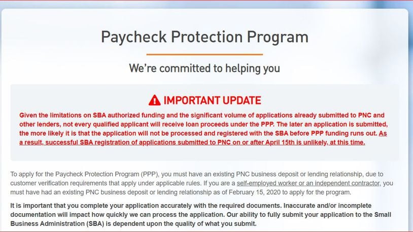 PNC Bank website image capture