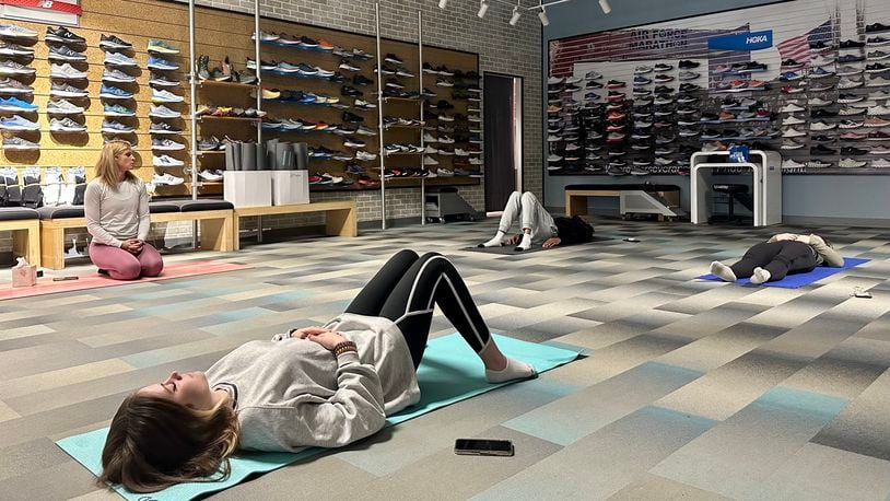 The Lifestyle Technique offers a free yoga class at Roderer Shoe Center in Kettering. CONTRIBUTED