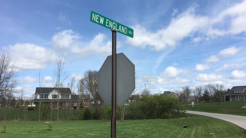 New England Way is across Greentree Road and near the proposed Warren County Sports Park at Union Village. STAFF / LAWRENCE BUDD
