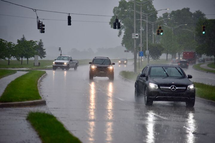 Photos: Storms bring heavy rain through Miami Valley
