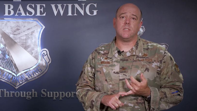 Col. Pat Miller, 88th Air Base Wing and Installation Commander at Wright-Patterson Air Force Base
