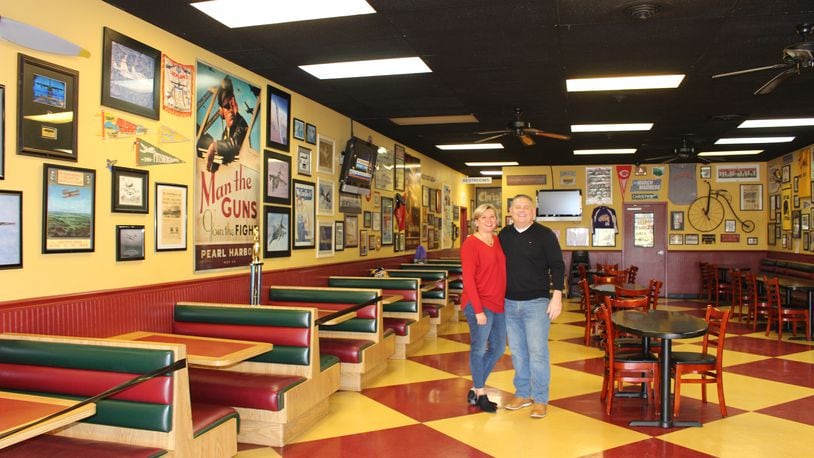 Steve and Sarah Dent, owners of Christy's Family Pizzeria in Vandalia.