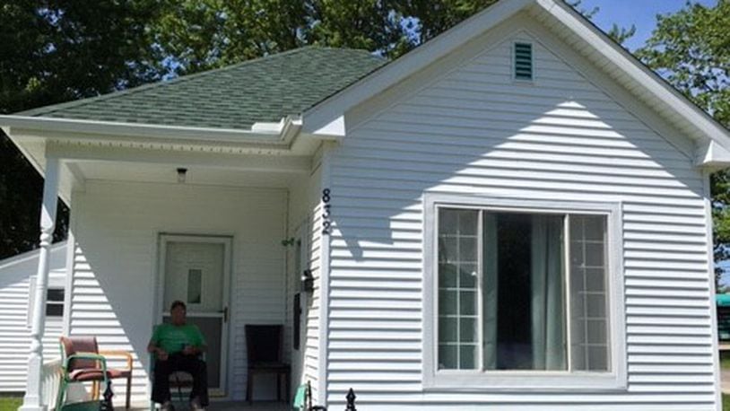 This is a home that was rehabilitated thanks to federal funds distributed by Greene County. This house is located in Xenia on E. Second Street. CONTRIBUTED